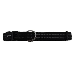 Gotoo Collar de nylon reflectante negro para perros Hot