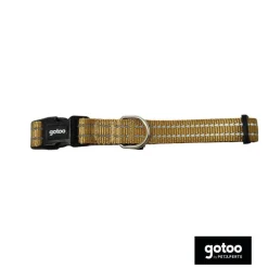 Gotoo Collar de nylon reflectante beige para perros Hot
