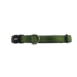 Gotoo Collar de nylon reflectante verde para perros