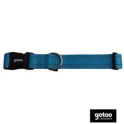 Gotoo collar de nylon reflectante azul para perros Online