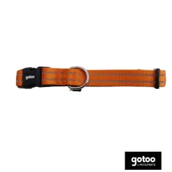 Gotoo Collar de nylon reflectante naranja para perros Online