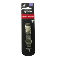 Gotoo Collar espiga gris para perros Discount