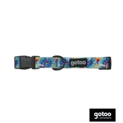 Gotoo Collar estampadado azul para perro Clearance