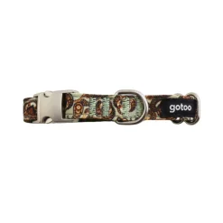 Gotoo Collar estampado cachemira caqui para perros Discount