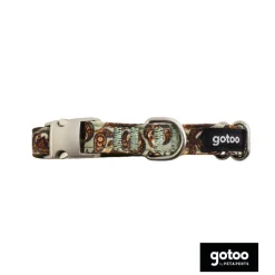 Gotoo Collar estampado cachemira caqui para perros Discount