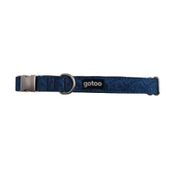 Gotoo Collar estampado cachemira clásica azul para perros Sale