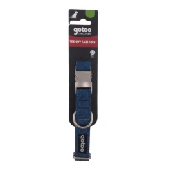 Gotoo Collar estampado cachemira clásica azul para perros Sale