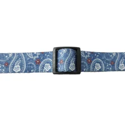 Gotoo Collar estampado cachemira azul para perros Best