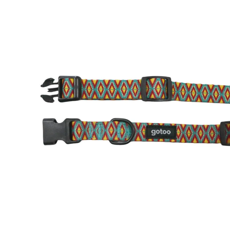 Gotoo Collar estampado geométrico para perros Clearance