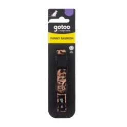 Gotoo Collar estampado leopardo para perros Best