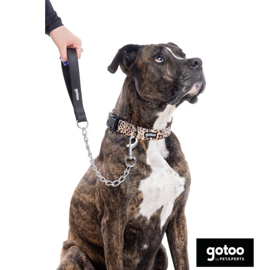 Gotoo Collar estampado leopardo para perros Best