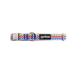 Gotoo Collar estampado rayas zig-zag para perros Online