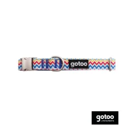 Gotoo Collar estampado rayas zig-zag para perros Online