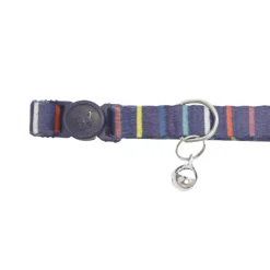 Gotoo Collar estampado rayas multicolor para gatos New
