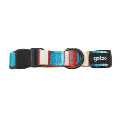 Gotoo Collar estampado rayas multicolor para perros Hot