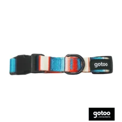 Gotoo Collar estampado rayas multicolor para perros Hot