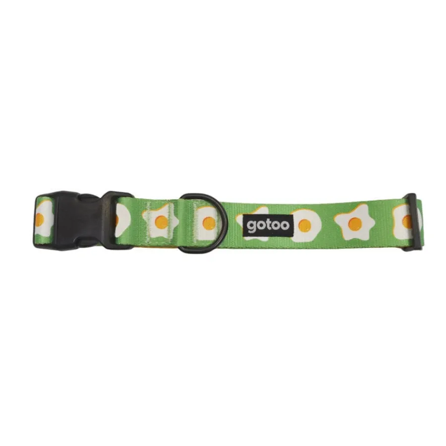Gotoo Collar estampado verde para perro Online
