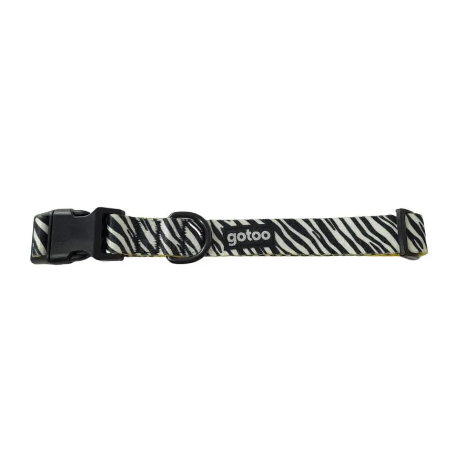 Gotoo Collar estampado zebra para perros Outlet