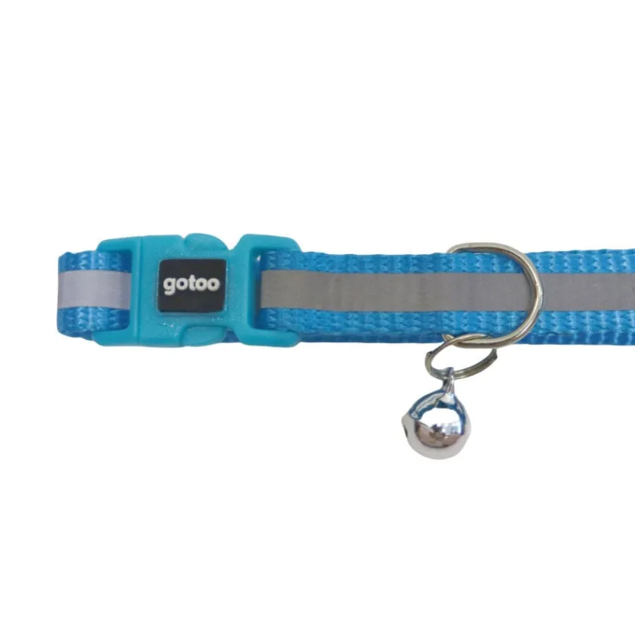 Gotoo Collar reflectante azul para gatos Sale