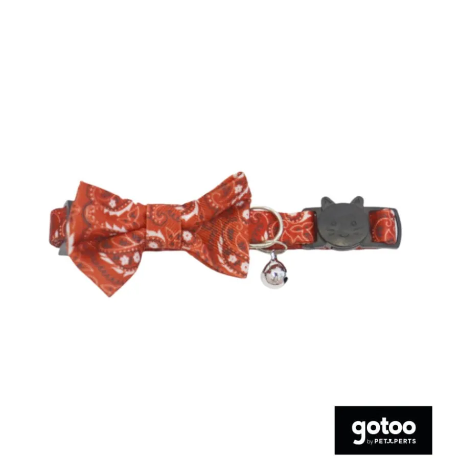 Gotoo Collar rojo con cascabel extraíble para gatos New