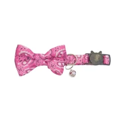 Gotoo Collar rosa con cascabel extraíble para gatos Online
