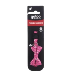 Gotoo Collar rosa con cascabel extraíble para gatos Online