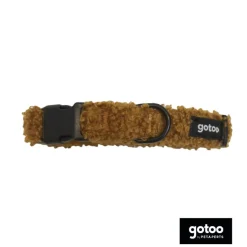 Gotoo Collar teddy marrón para perros Outlet