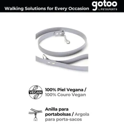 Gotoo Correa Biothane gris para perros Best