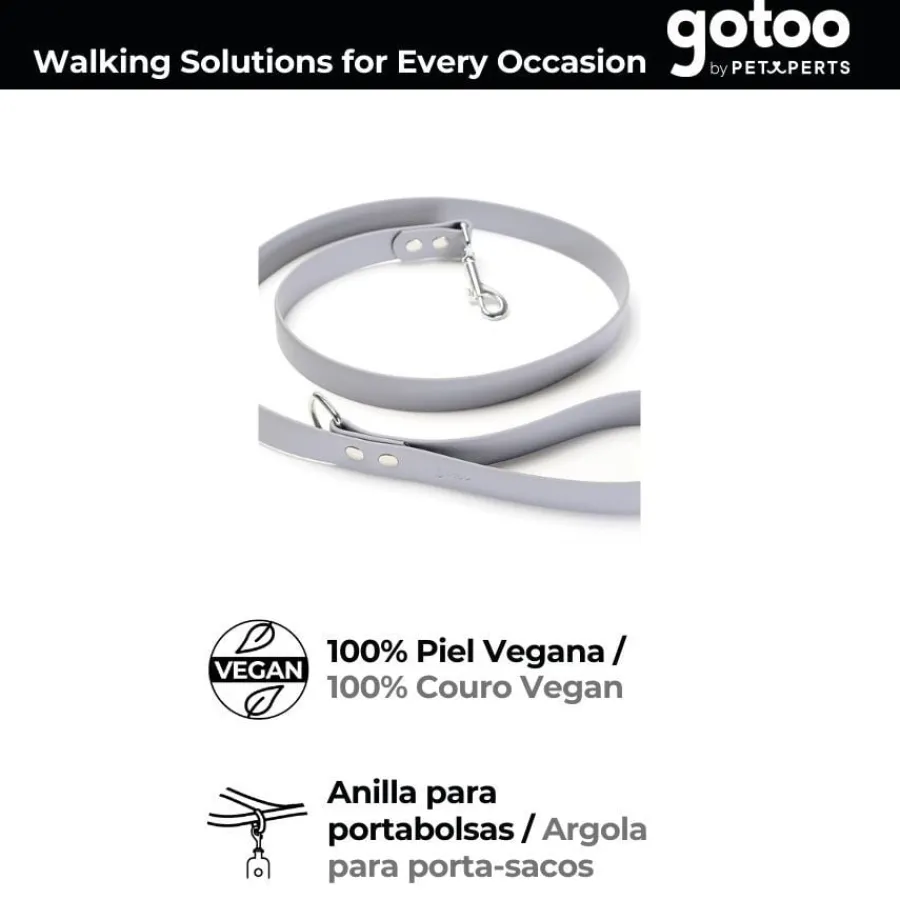 Gotoo Correa Biothane gris para perros Best