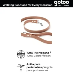 Gotoo Correa Biothane marrón para perros Sale