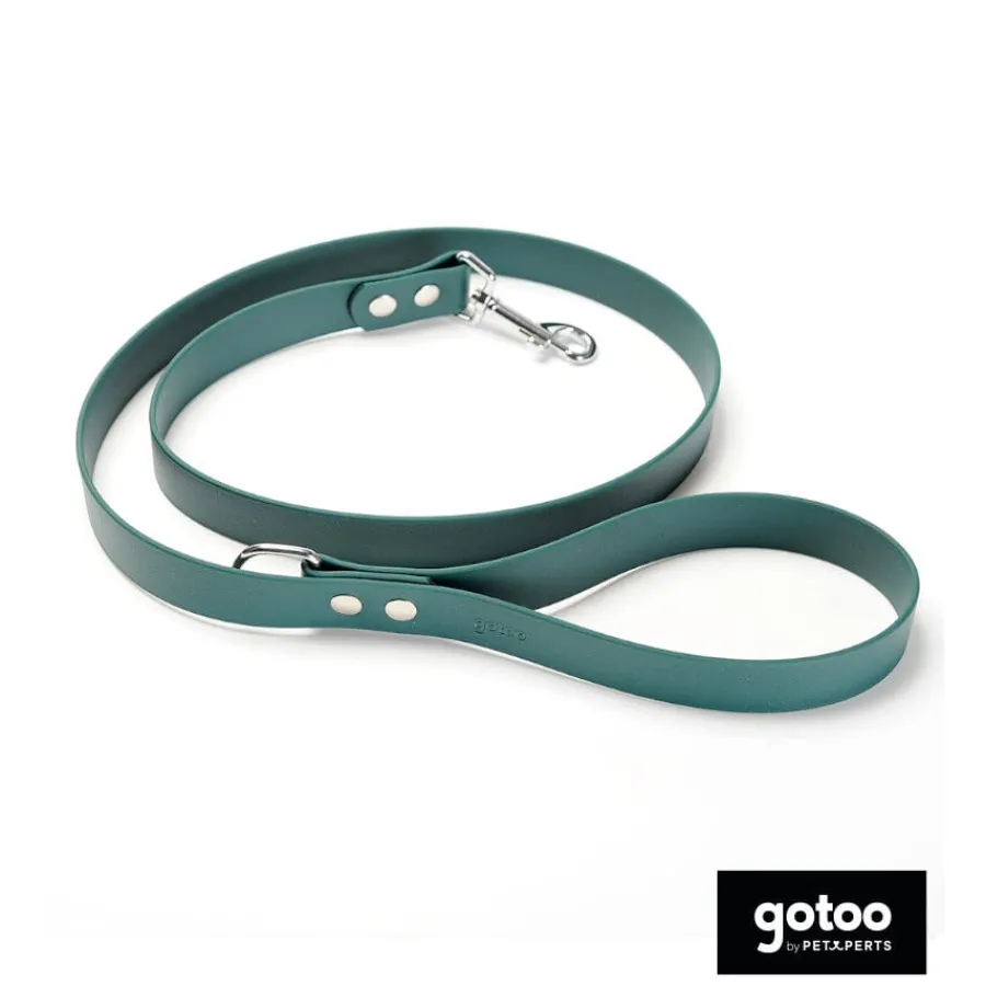 Gotoo Correa Biothane verde para perros