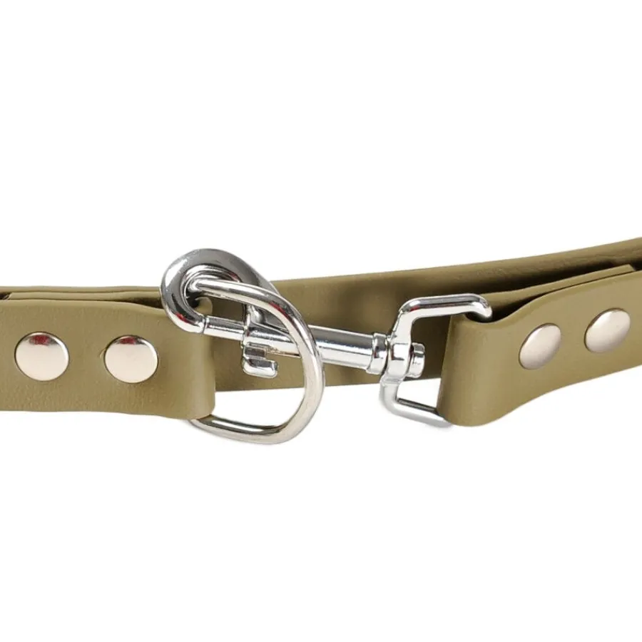 Gotoo Correa Biothane verde oliva para perros New