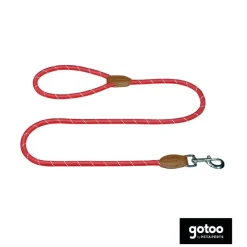 Gotoo Correa de cuerda reflectante roja para perros Online