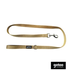 Gotoo Correa de nylon reflectante beige para perros Online
