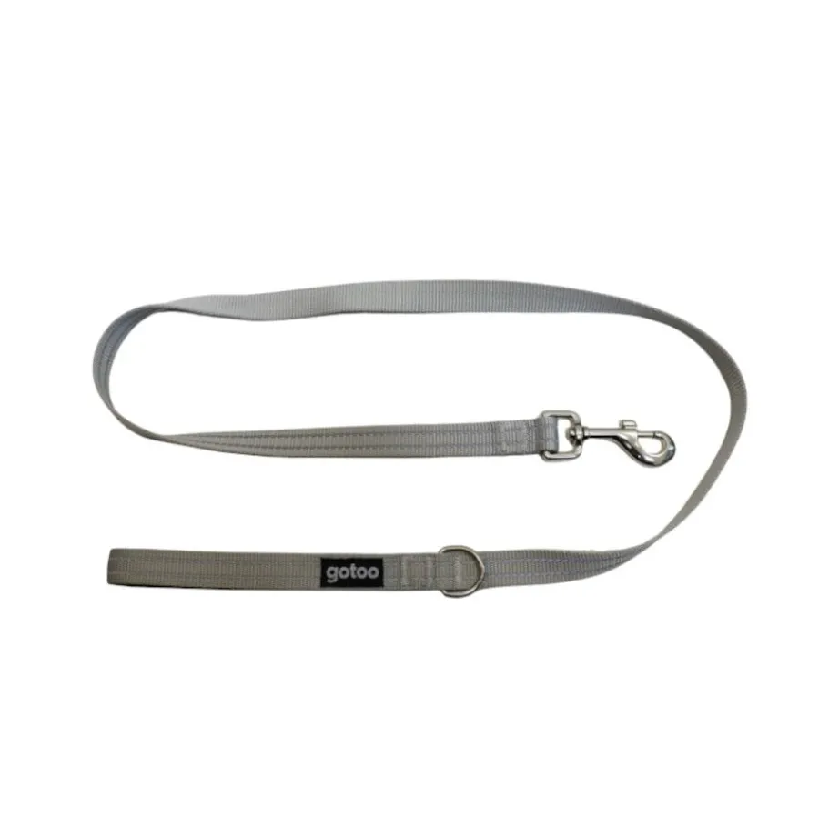 Gotoo Correa de nylon reflectante gris para perros Best