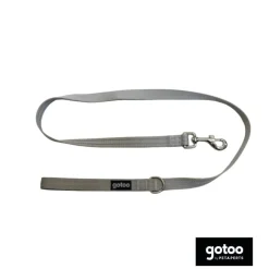 Gotoo Correa de nylon reflectante gris para perros Best