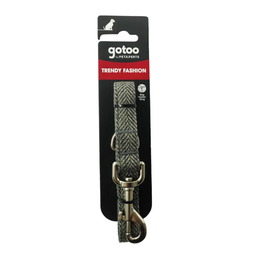 Gotoo Correa espiga gris para perros New