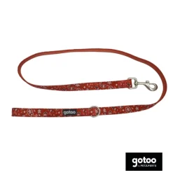 Gotoo Correa estampada cachemira rojo para perro Outlet
