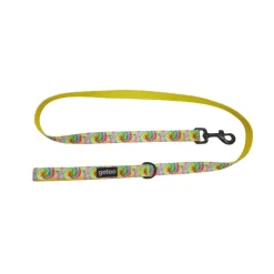 Gotoo Correa estampado tie die amarillo para perro Outlet
