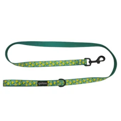 Gotoo Correa estampado vichy amarillo para perro New