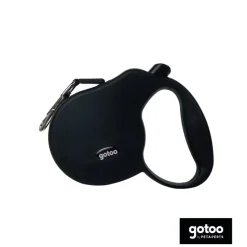 Gotoo Correa extensible negra para perros Outlet