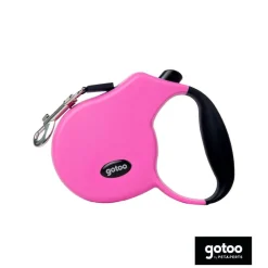 Gotoo Correa extensible rosa para perros Clearance