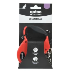 Gotoo Correa extensible roja para perros Outlet