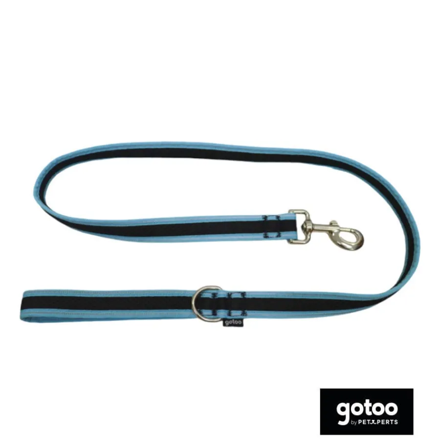 Gotoo Correa reflectante de malla turquesa para perro Outlet