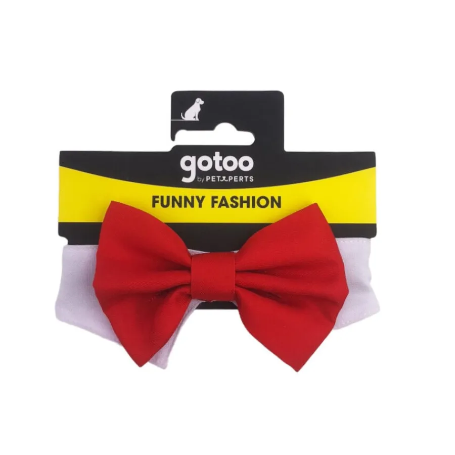 Gotoo Pajarita roja para perros