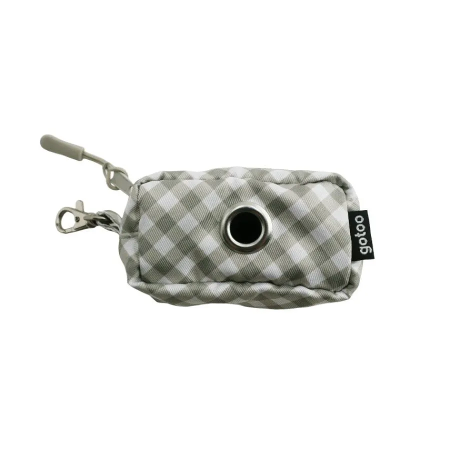 Gotoo Porta bolsas cuadro vichy para perros