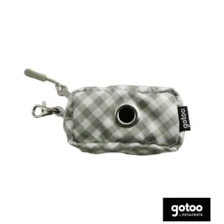 Gotoo Porta bolsas cuadro vichy para perros