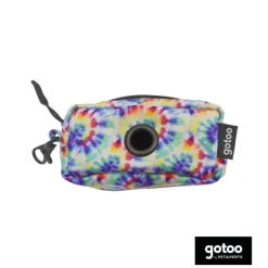 Gotoo Porta bolsas de tela tie dye azul para perros Best