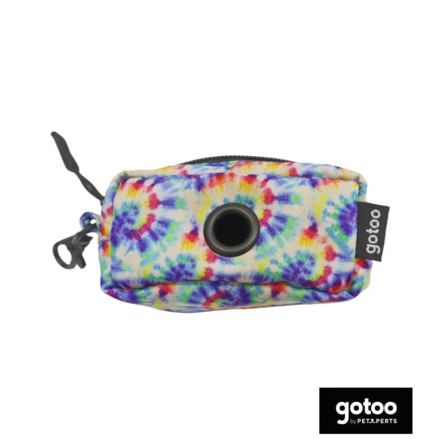 Gotoo Porta bolsas de tela tie dye azul para perros Best