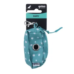 Gotoo Porta bolsas estampado verde para perros Clearance